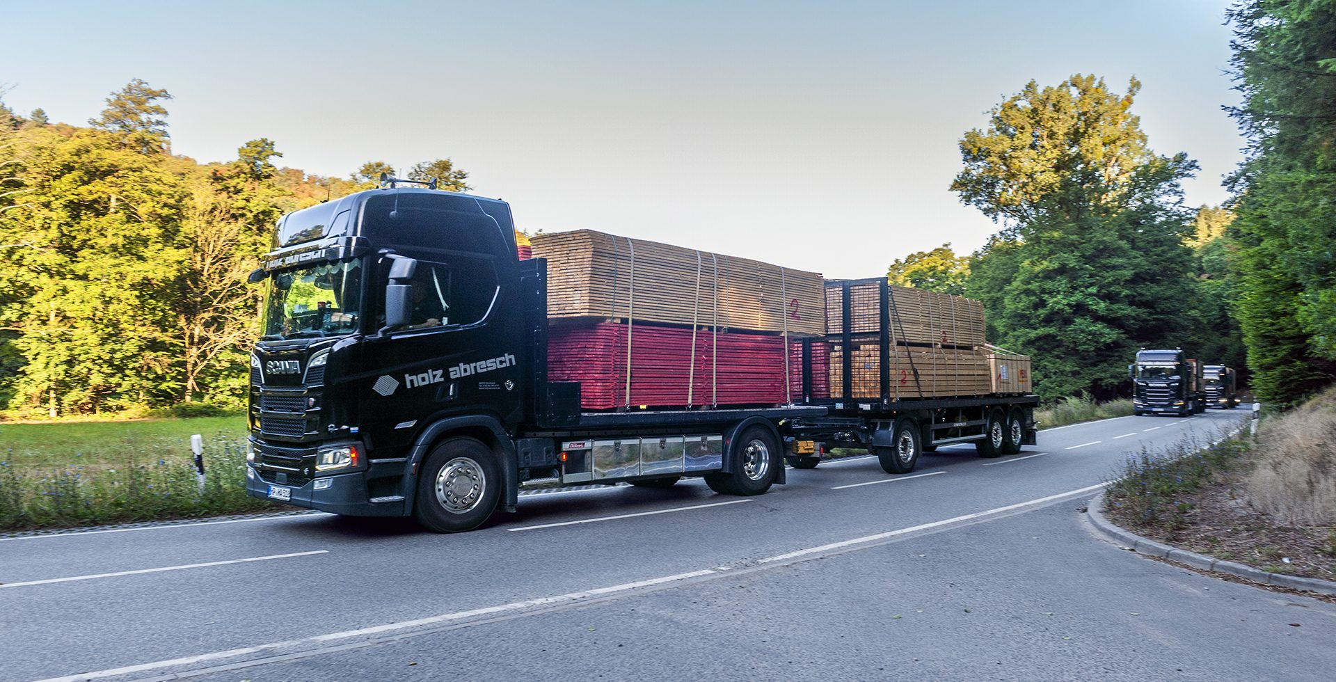 Lkw der Firma Abresch