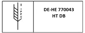 IPPC-Zeichen für wärmebehandeltes Holz